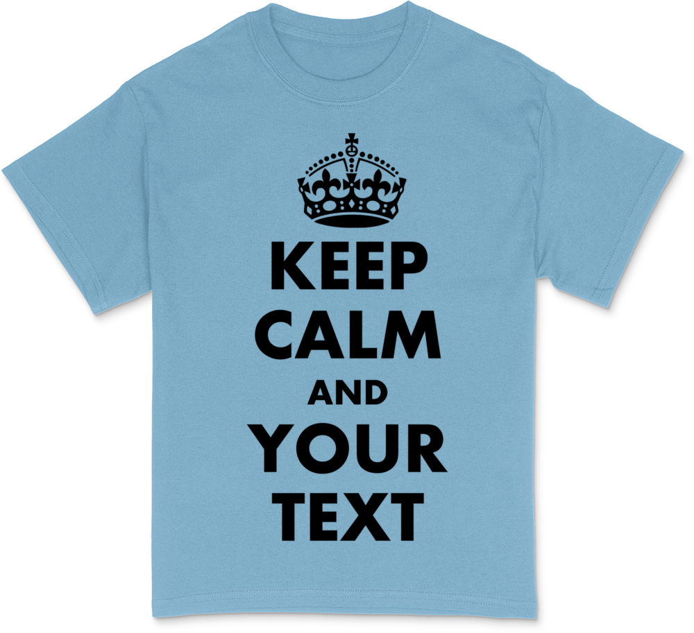 Make Your Own Personalized Keep Calm T-Shirt