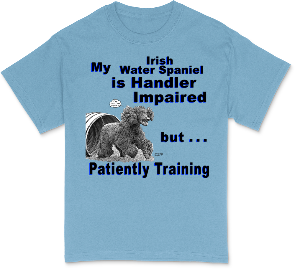 Irish Water Spaniel Agility Light T-Shirt