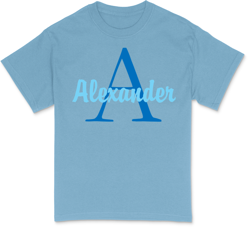 Personalized Monogrammed Long Sleeve T-Shirt