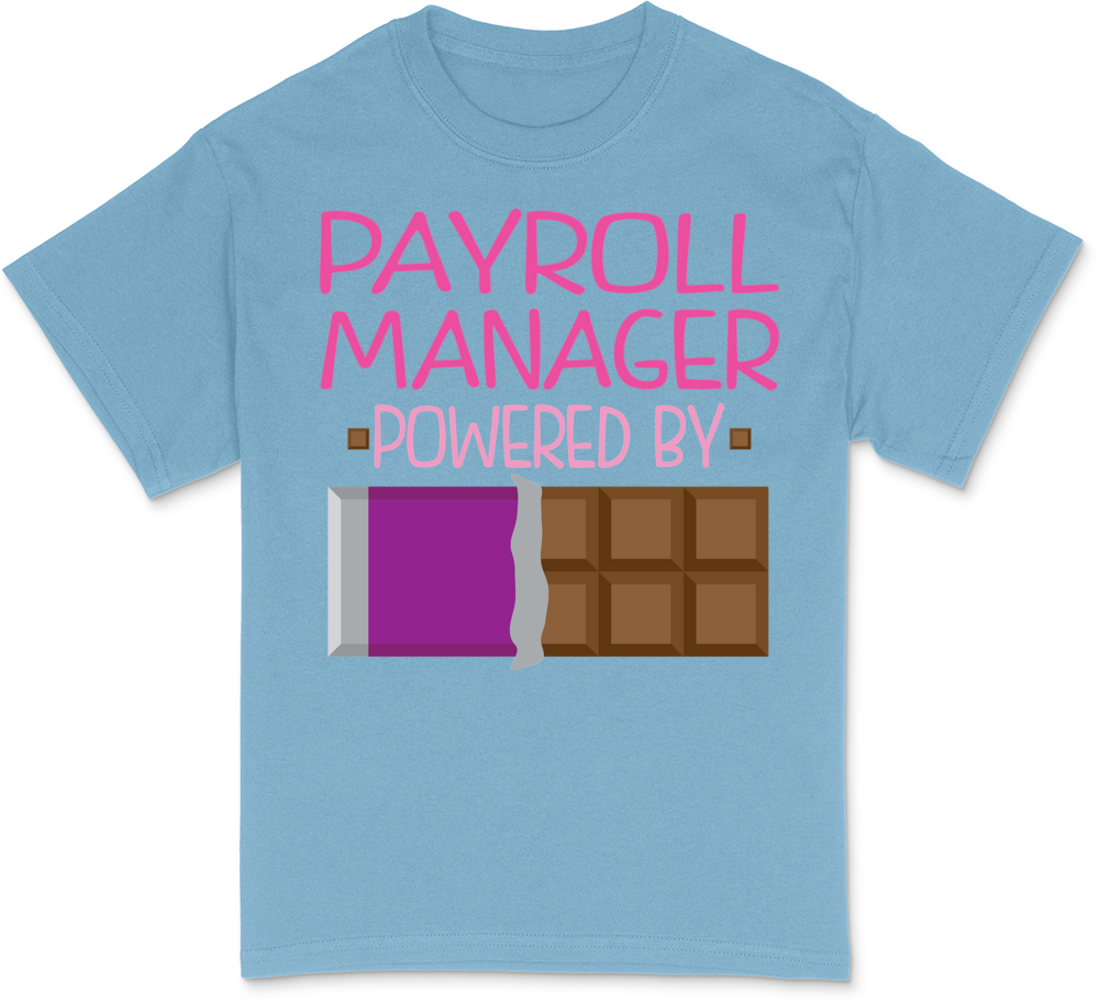 Payroll Manager Women's V-Neck Dark T-Shirt