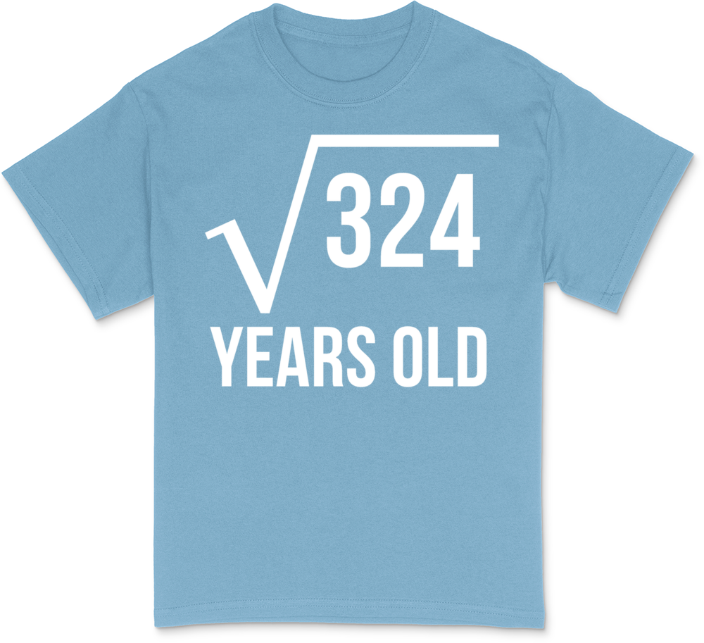 18 Years Old Square Root T-Shirt