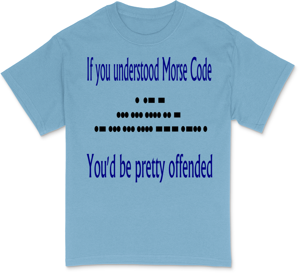 Morse Code T-Shirt
