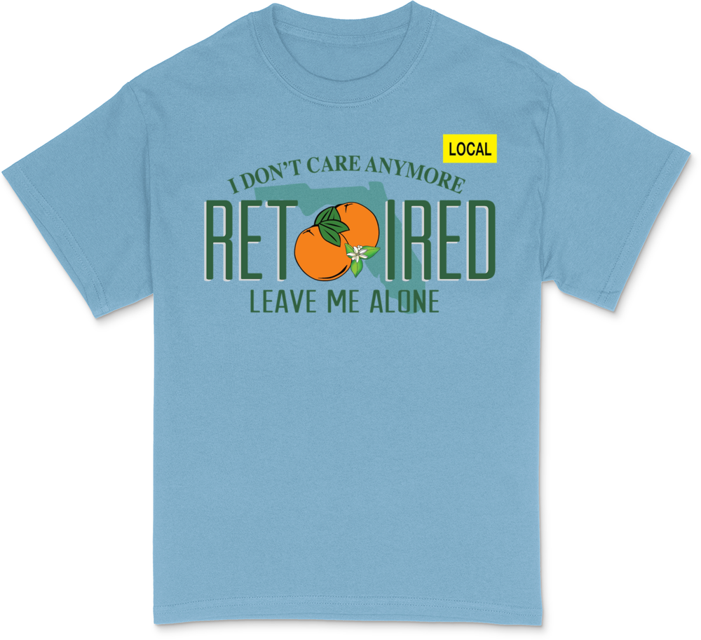 Funny Florida Retired License Plate T-Shirt