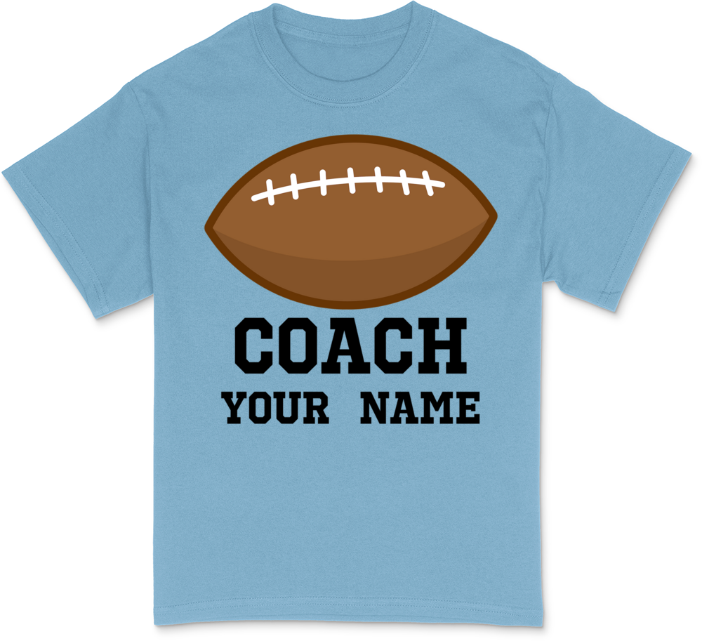 Personalized Football Coach T-Shirt
