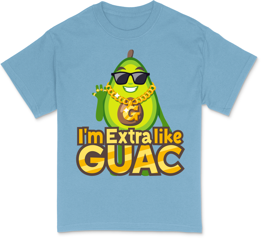 Emoji Avocado Extra Like Guac Dark T-Shirt