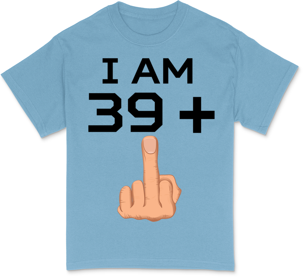 39 Plus Middle Finger 40th Birthday T-Shirt