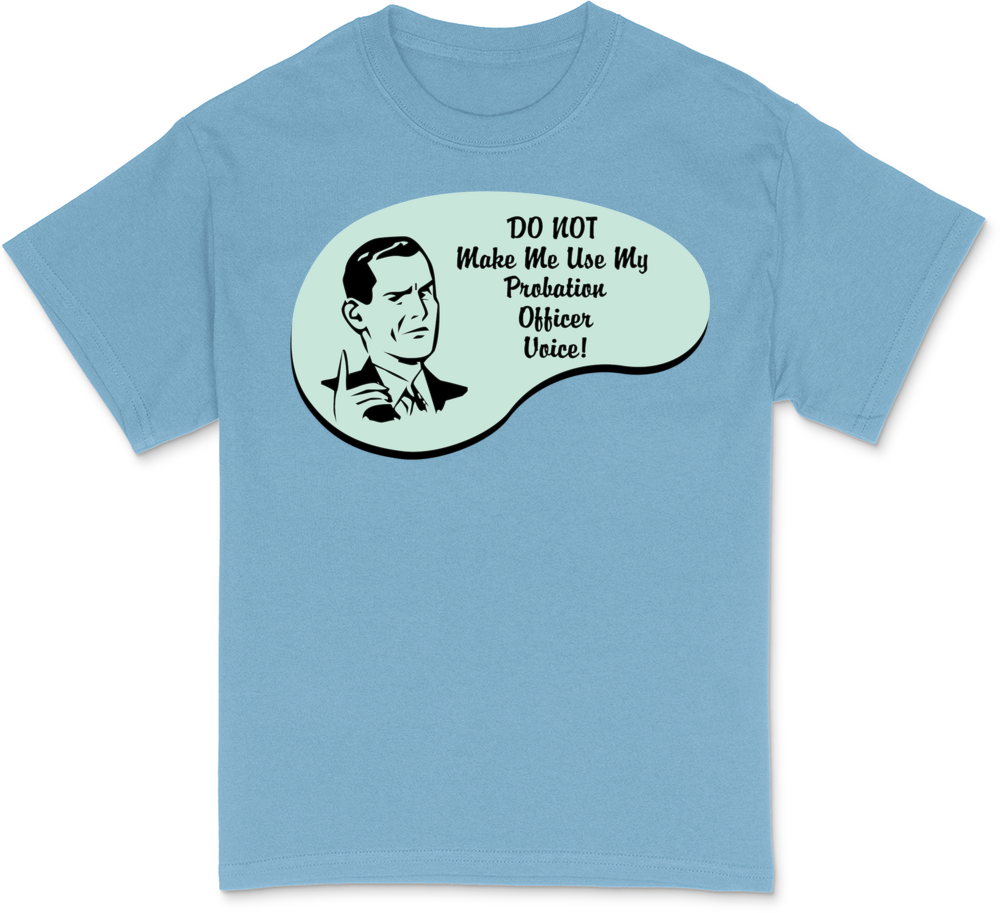 Probation Officer Voice Dark T-Shirt