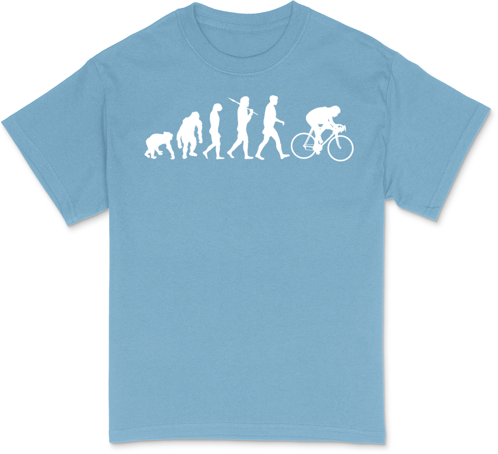 Cycling Evolution Men's Fitted T-Shirt (dark)