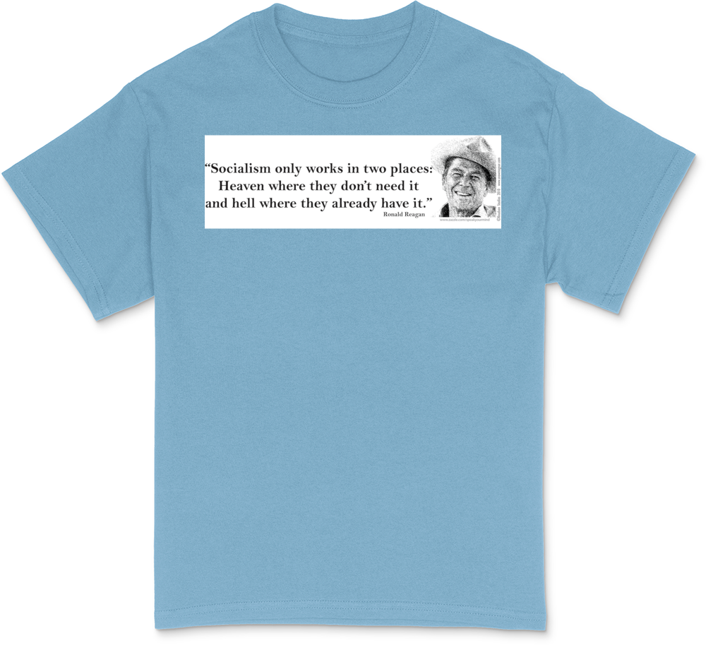 Ronald Reagan on Politics Dark T-Shirt