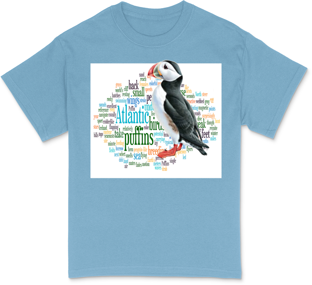 Puffins Fitted T-Shirt
