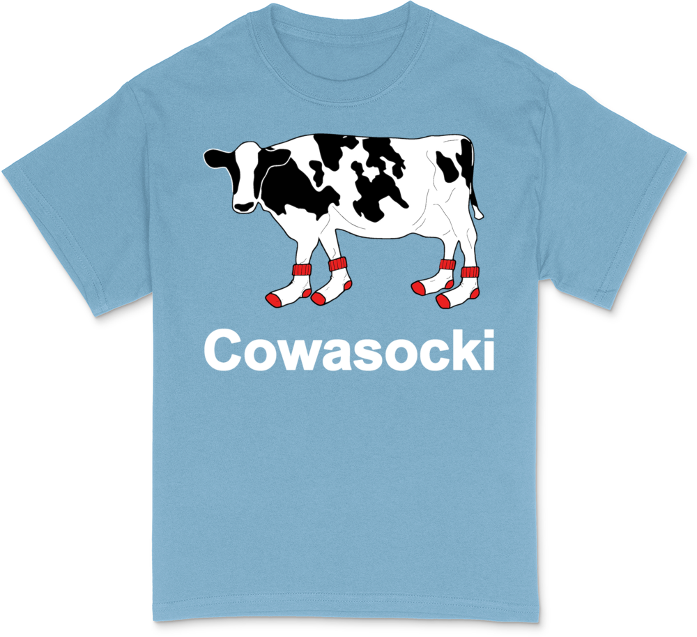 Milk Cow in Socks - Cowasocki Cow A Socky T-Shirt