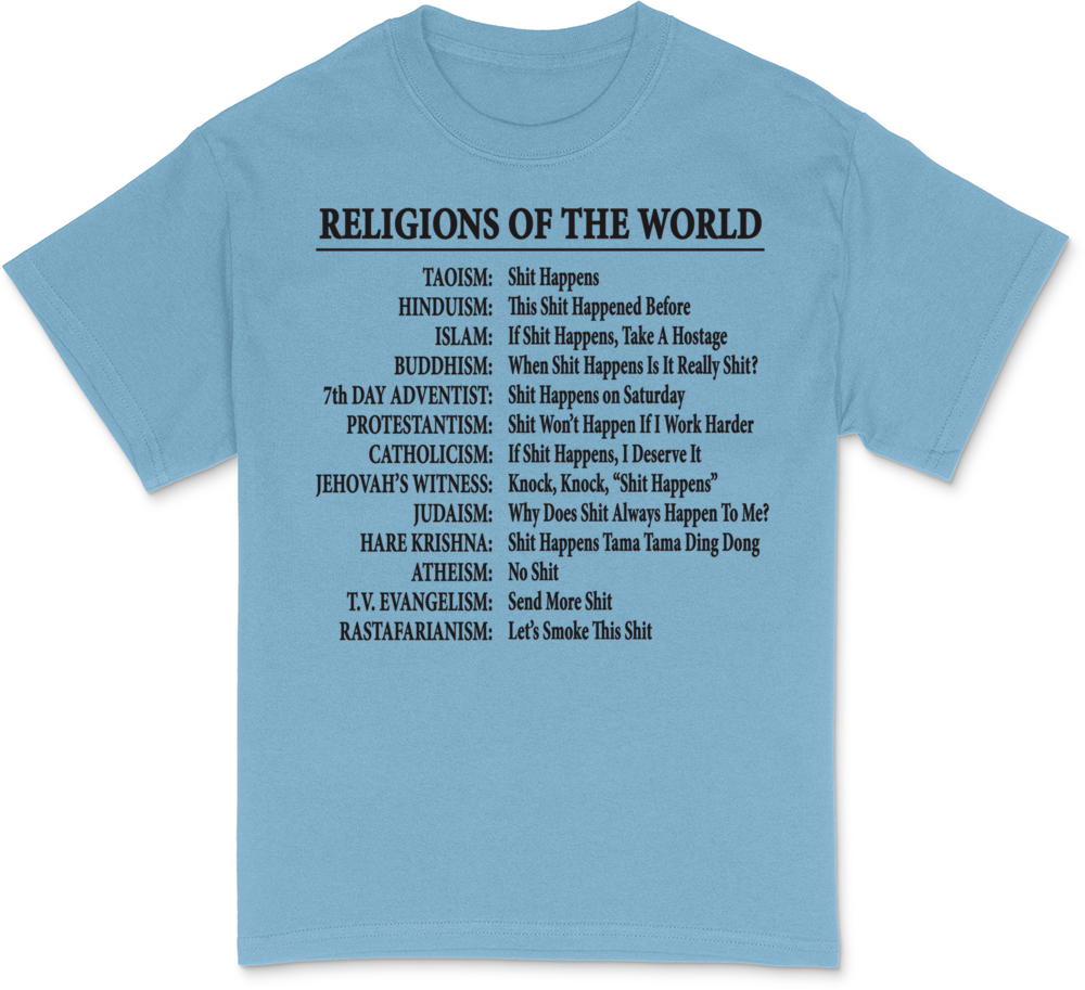 Religions of the World White T-Shirt