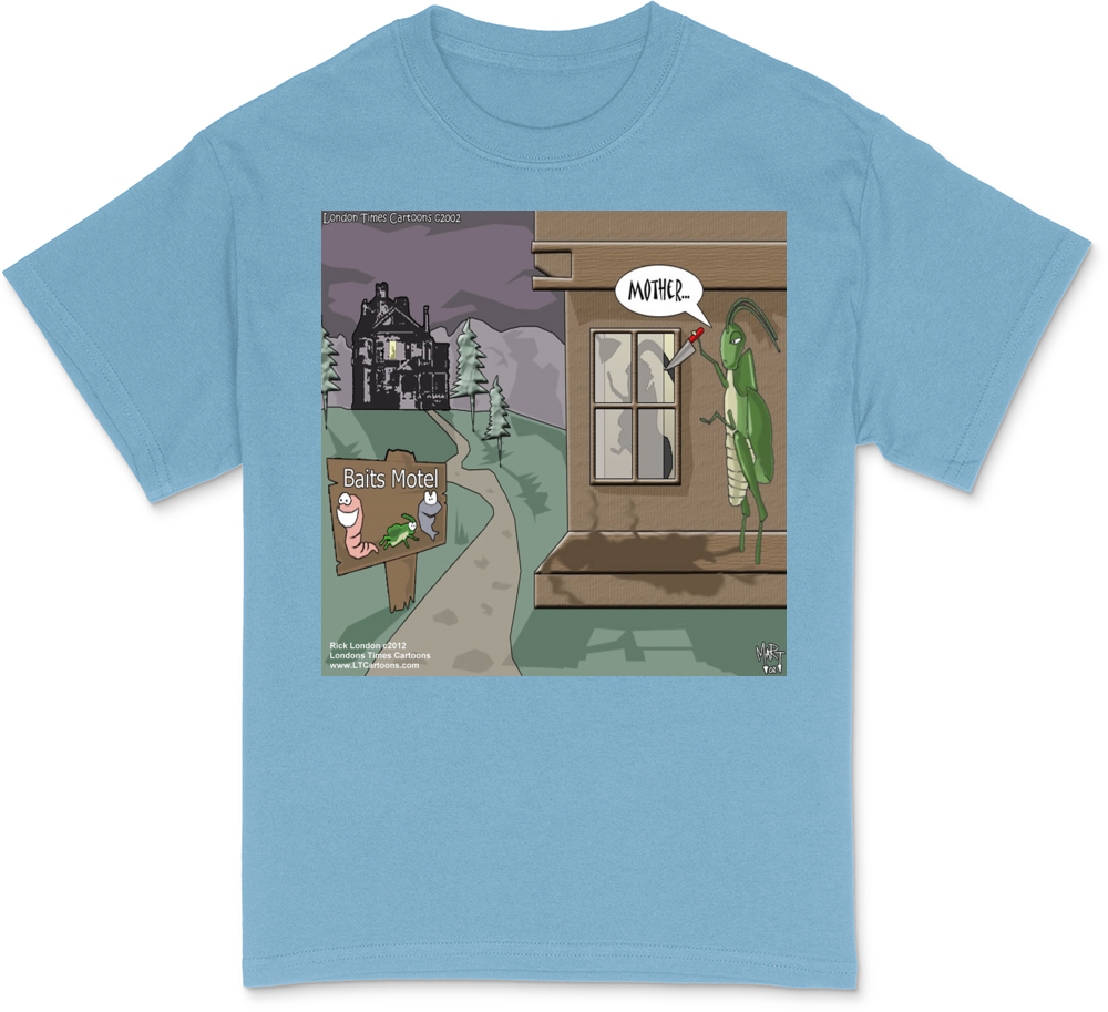 The Fishing Bates Motel Dark T-Shirt