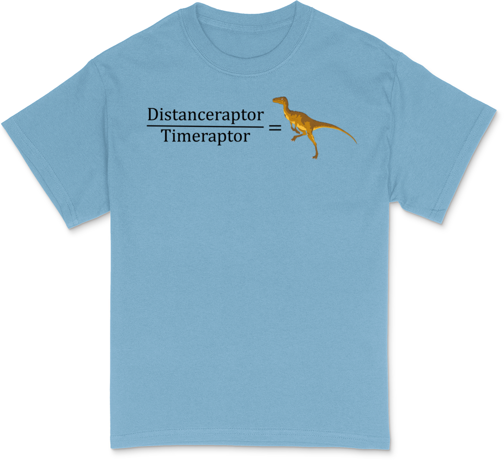 Velociraptor Math T-Shirt