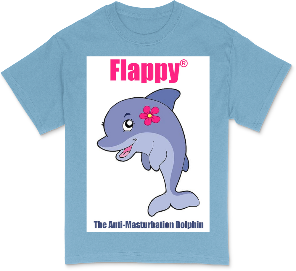 Flappy The Anti-Masturbation Dolphin T-Shirt