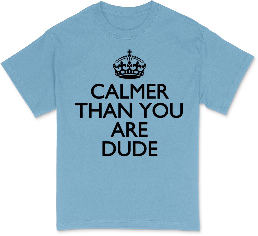 Calmer than you are Dude T-Shirt