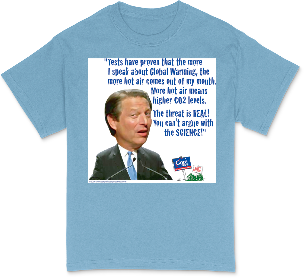 Al Gore - A Global Warming Th White T-Shirt