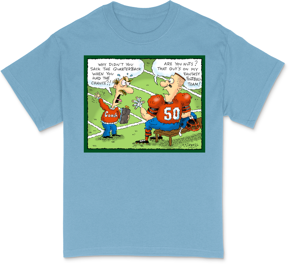 Fantasy Football Cartoon T-Shirt