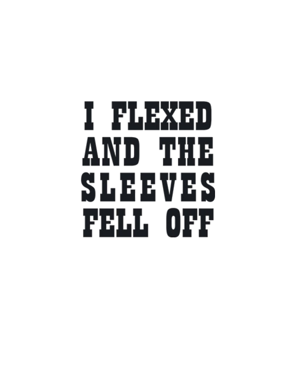 - I Flexed / Sleeves Fell Off Jr. Spaghetti Tank