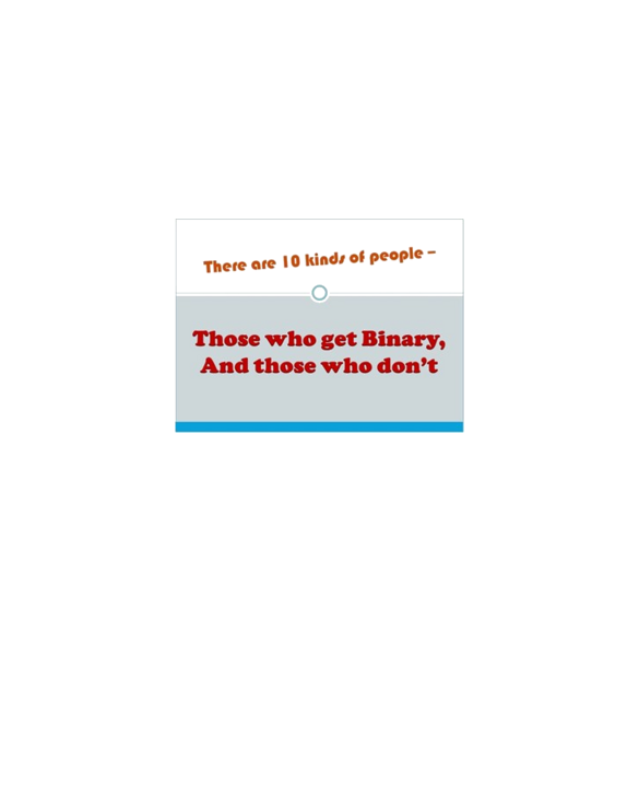 10 Kinds Of People - Ringer T