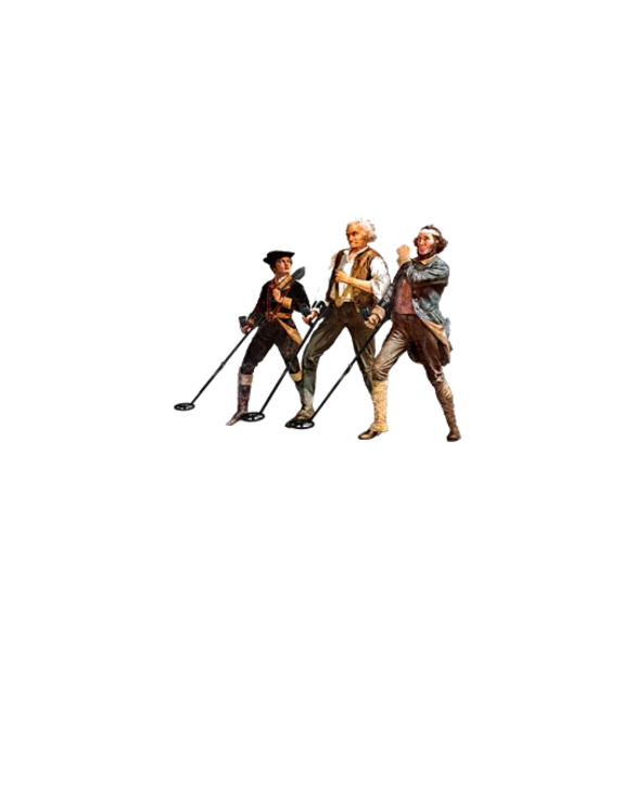 1776 colonial metal detecting Light T-Shirt