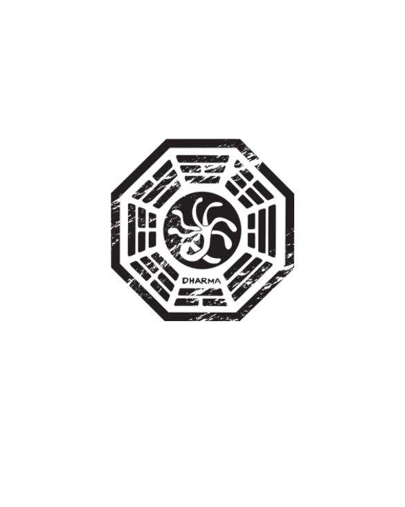 2-Sided 'Dharma Fish Biscuits' Light Tee