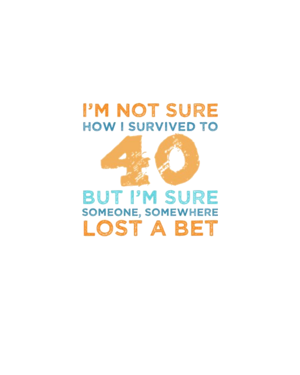 40th Birthday Survival Light T-Shirt