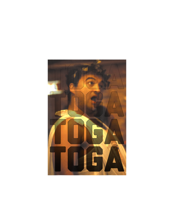 Animal House Bluto Blutarsky Toga Toga Toga T-Shirt