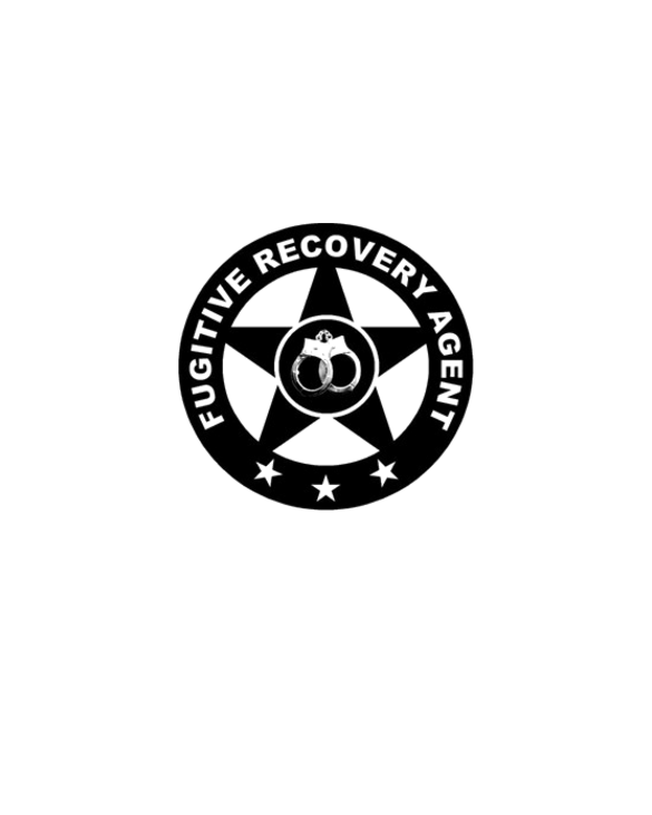 Black Fugitive Recovery Logo on