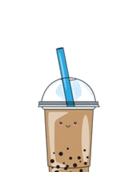 Bubble Tea Boba Drink Milk Drinking Cute B