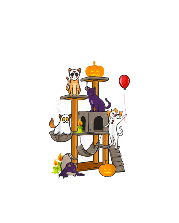 Cat Horror Movies Halloween For Cat Kitty T-Shirt