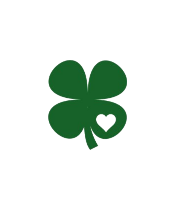 Clover Heart Irish Green St. Patrick's