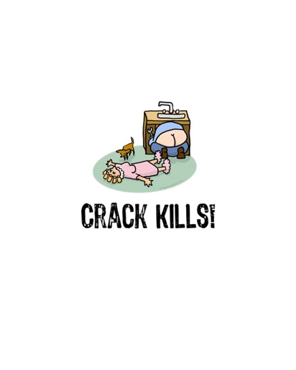 Crack kills! funny Light T-Shirt