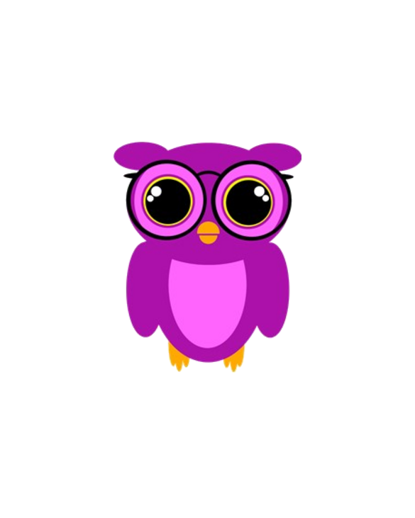 Cute Nerdy Owl