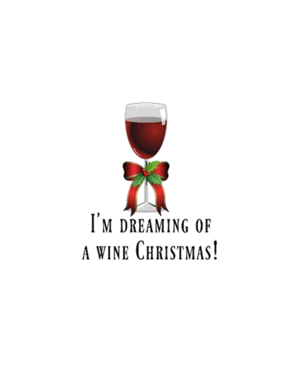 Dreaming Of A Wine Christmas Light T-Shirt