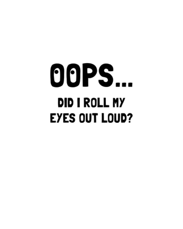 Eye Roll Light T-Shirt