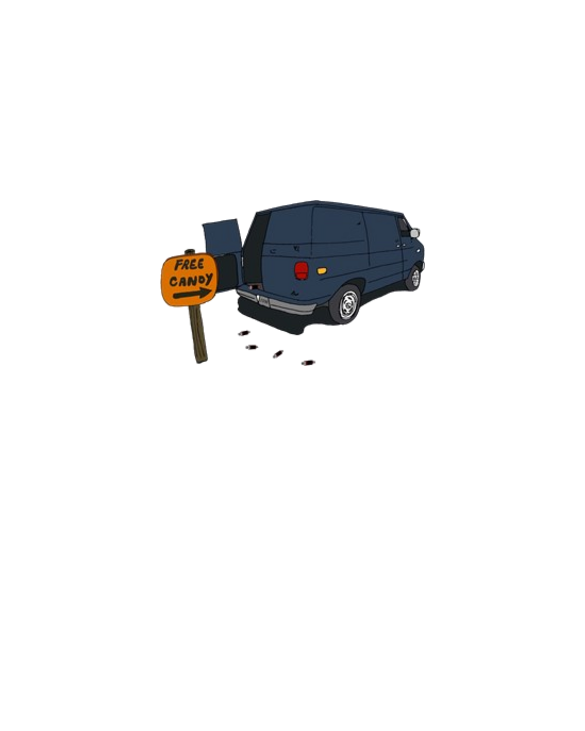 Funny Windowless Van