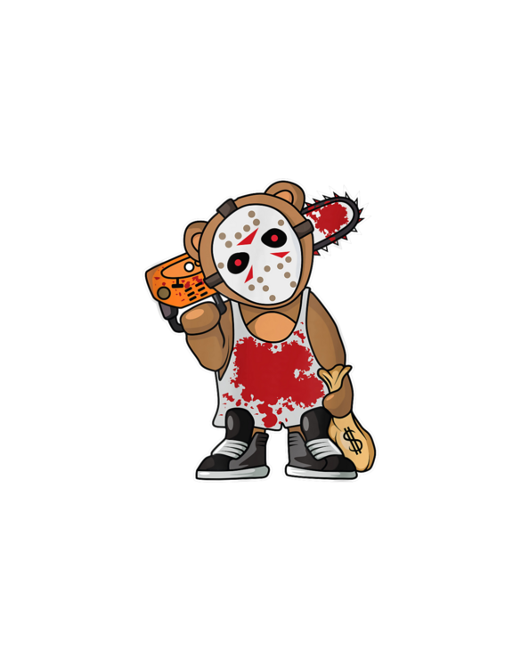 Horror Movie Monster Lazy Halloween Costume Funny Scary T-Shirt