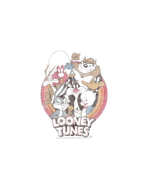 Looney Tunes Retro Group Shot Logo T-Shirt