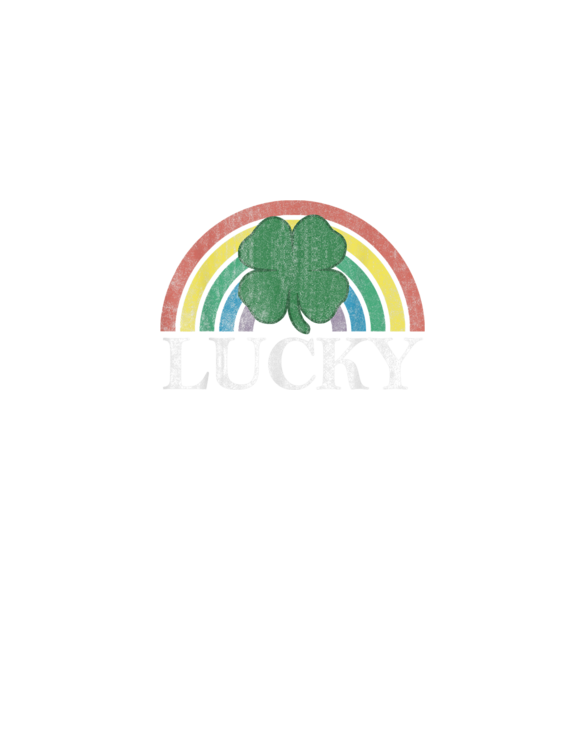 Lucky Shamrock St. Patrick's Day Saint Paddy's Rainbow Irish T-Shirt