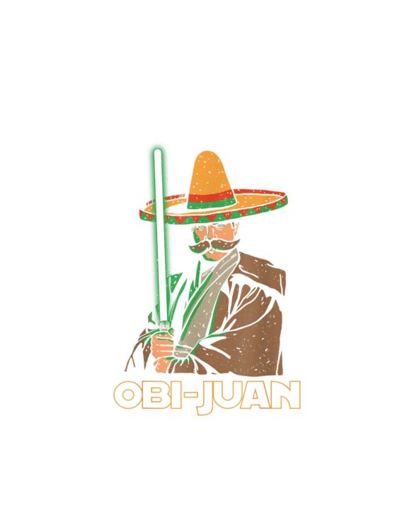 Obi Juan Funny Cinco De Mayo Mexican Movie Nerd Lover Shirt T-Shirt
