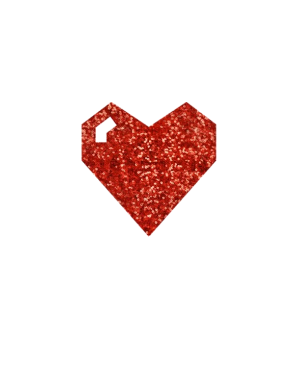 pixel valentines day heart