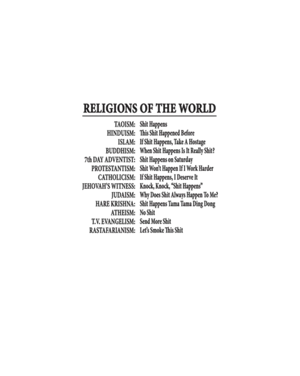 Religions of the World Light T-Shirt