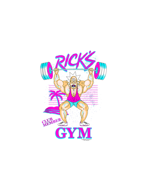 Rick And Morty Rick's Gym Tank Top
