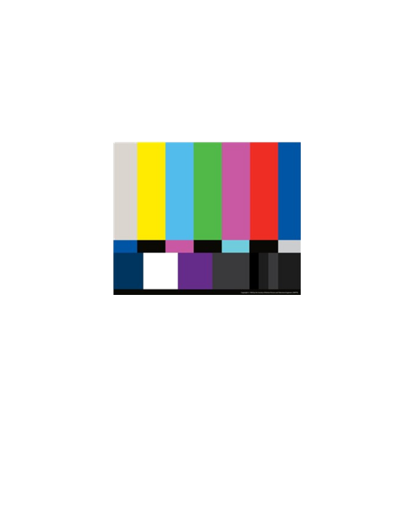 SMPTE Standard Definition Television Color Bars EG