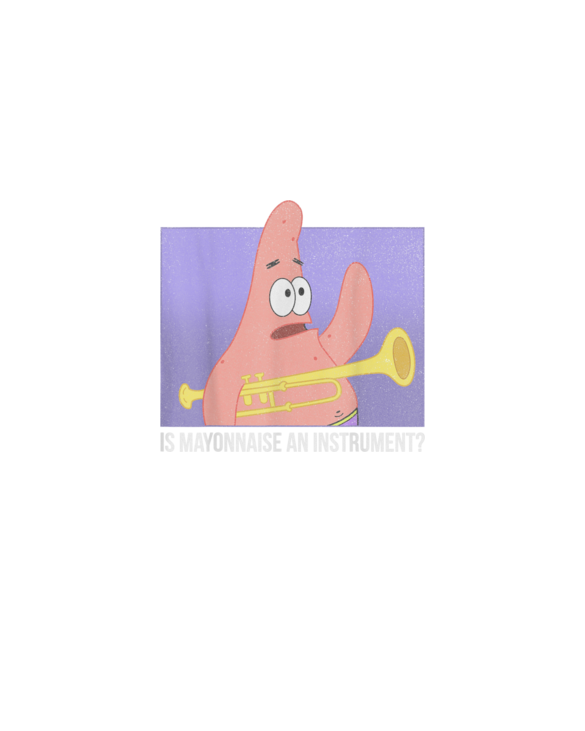 SpongeBob SquarePants Patrick Is Mayonnaise An Instrument T-Shirt