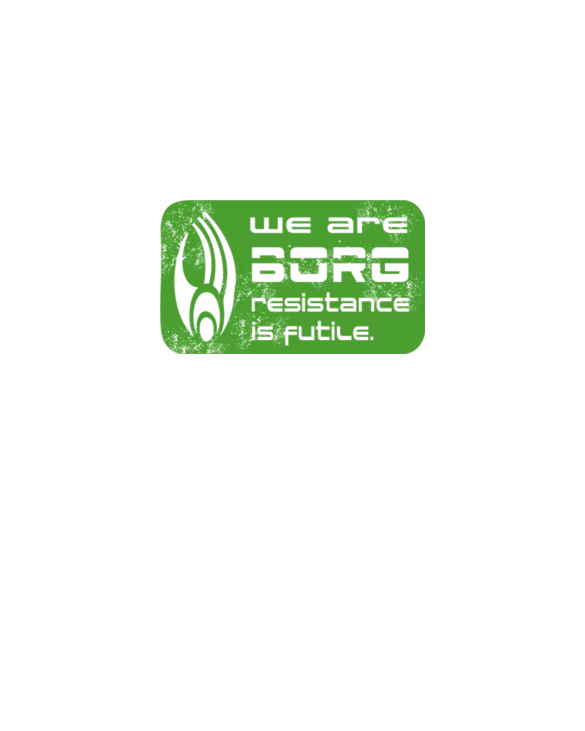 Star Trek - We are BORG green