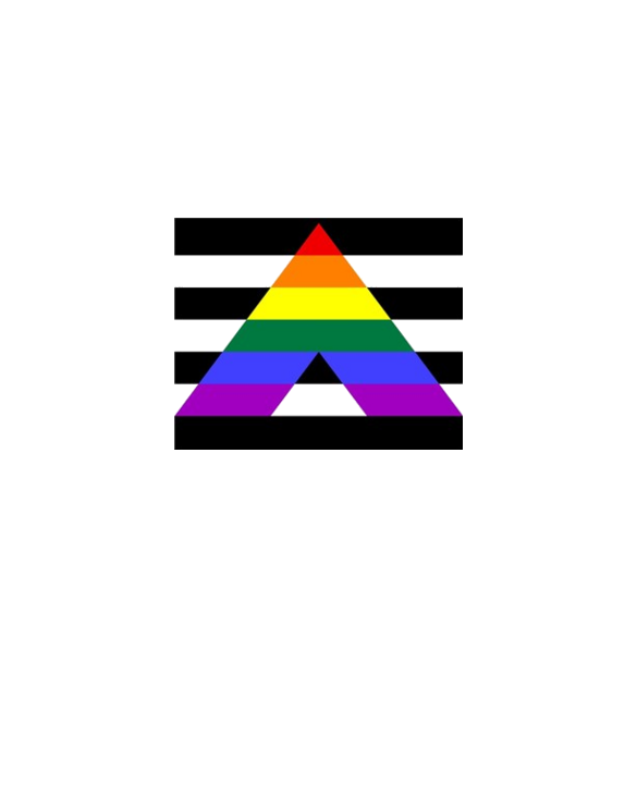 Straight Ally flag