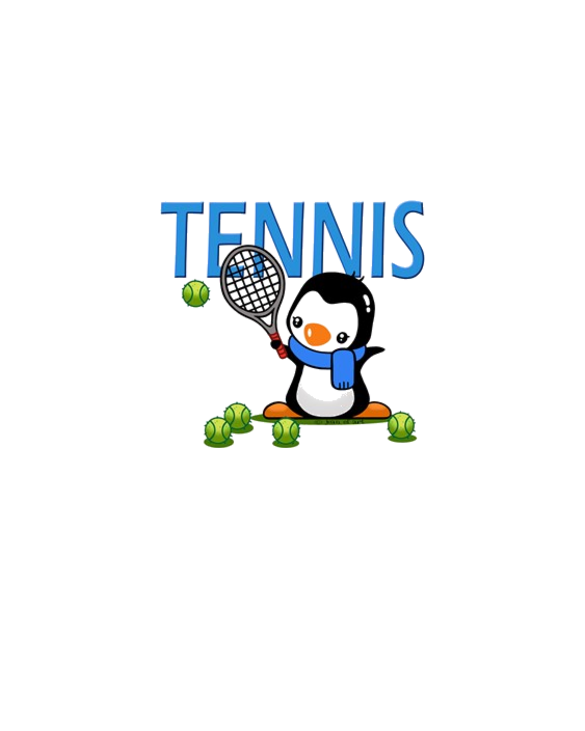 Tennis Penguin TShirt