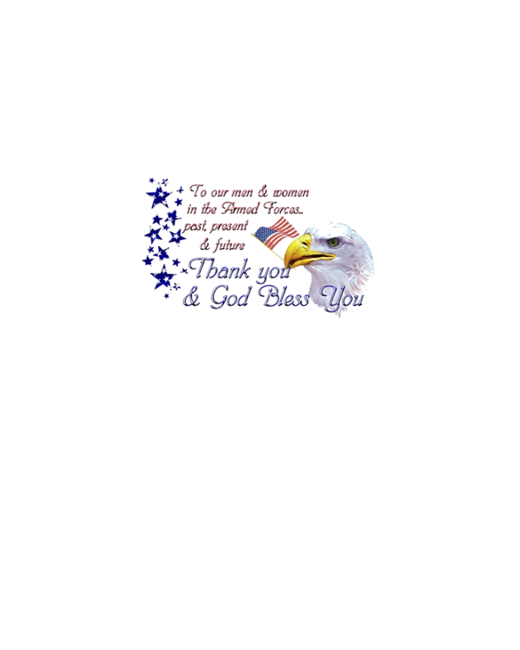 Thank You Armed Forces